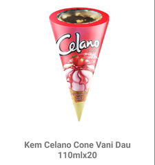 Kem ốc quế Celano Vani Dâu 110ml