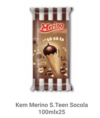 Kem ốc quế Merino S.Teen Socola 100ml
