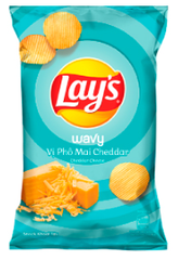 Bánh Lay's  Wavy vị pho mai Cheddar 54g