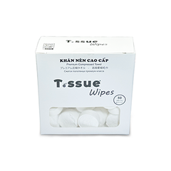 Khăn Nén Cao Cấp T.ssue Wipes 50 viên