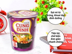 Mì ly Cung Đình thịt hầm nấm 65g