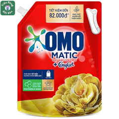Nước giặt Omo Matic máy giặt cửa trước 3.6kg (3.4l)