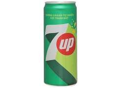7 up soda chanh lon 320ml