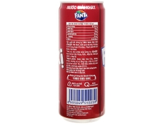 Fanta xá xị lon 320ml
