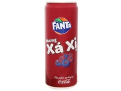 Fanta xá xị lon 320ml