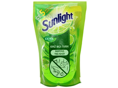 Nước rửa chén Sunlight Extra Matcha trà Nhật chai 750g