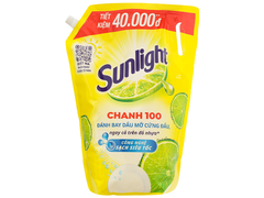 Nước rửa chén Sunlight chanh 100 3.5kg (3.38l)