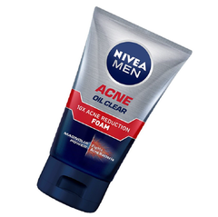 Sữa rửa mặt Nivea Men acne oil clear bọt mịn 100g