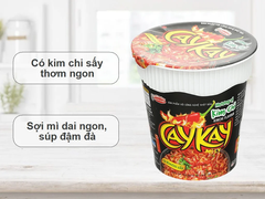 Mì ly Caykay Kim chi 64g