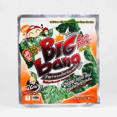 Bánh snack rong biển giòn cậu chủ (TAOKENOI) BigBang vị mực (12 gói x 6g)