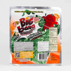 Bánh snack rong biển giòn cậu chủ (TAOKENOI) BigBang vị mực (12 gói x 6g)