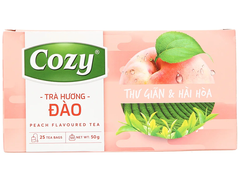 Trà Cozy hương đào (25 túi x 2g)