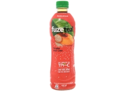 Trà Fuze Tea đào hạt chia chai nhựa 450ml