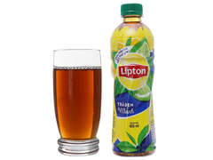Lipton trà đen vị chanh chai 450ml