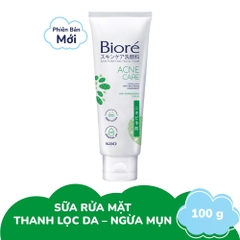 Sữa rửa mặt Bioré acne care 100g