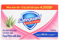 Xà bông cục Safeguard lô hội 130g