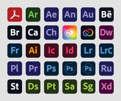 ADOBE CRETIVE CLOUD ALL APP 80GB 
( Siêu ổn định ) cấp sẵn