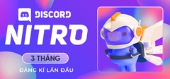 Discord Nitro 3 tháng (Đăng kí lần đầu)