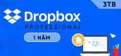 Gói gia hạn Dropbox Professional 3TB (1 năm)