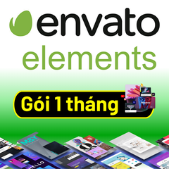 Tài khoản Envato Elements 1 tháng
