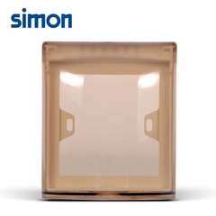Mặt che nước-Hộp chống thấm nước trong suốt cao cấp cho ổ cắm chuẩn vuông Simon S255
