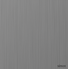 M7 Metal- Bộ công tắc 20A 2 cực 2 chiều có đèn LED (Brushed Grey) Simon M7 662024M-2B