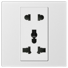 M7 Gem- Bộ ổ cắm 2 chấu + 3 chấu đa năng (10A 250V) (Diamond White) Simon M7 661080G-4F