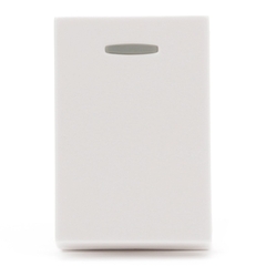 Công tắc đơn 2 chiều có dải phản quang(S module) màu trắng Simon 51A H32