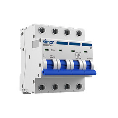 Aptomat dòng cắt 6000A 4P MCB 6k 4P 25A Simon SMB65C-63C25/4