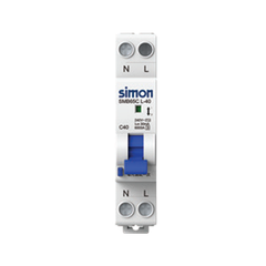 Aptomat dòng cắt 6000A 1P+N MCB 6k 1P+N 25A Simon SMB65C-40C25