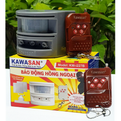Bộ Báo Động, báo trộm Hồng Ngoại Độc Lập có 2 remote điều khiển từ xa Kawasan I227B-2R