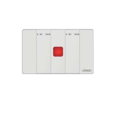 Simon K9 - Bộ 2 công tắc 2 chiều S + hạt đèn 591033