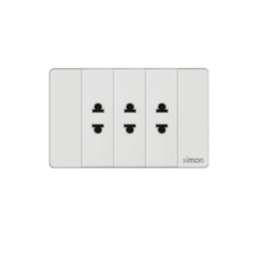 Simon K9 - Bộ 3 ổ cắm 2 chấu 594103