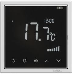 Bộ điều khiển điều hòa (FCU, 2PIPES) màu Xám (grey) Simon S6 58E7001-61