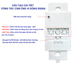 CÔNG TẮC CẢM ỨNG VI SÓNG KAWASAN RS06A