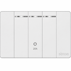 Simon K9 - Bộ công tắc 20A có đèn + 2 công tắc 1 chiều S 592023