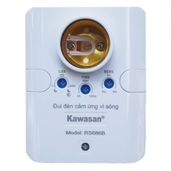 Đui Đèn Cảm Ứng Vi Sóng Kawasan RS686B