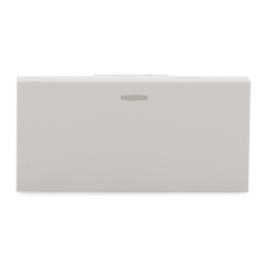 Công tắc đơn 2 chiều có dải phản quang (XL module) màu trắng Simon 51A H12M
