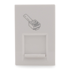 Ổ cắm dữ liệu chuẩn RJ45 Cat.6e (M module) màu trắng Simon 51A H551S6