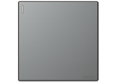 Bộ Công tắc đơn, 1 chiều mặt vuông màu Xám (Grey) cao cấp Simon S6 581011-61
