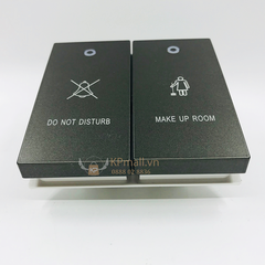 Module công tắc không làm phiền và mời dọn phòng có đèn LED màu xám Simon i7 D701024-61