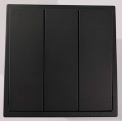 Simon i7 - Module nút nhấn công tắc ba (Đen), 701031F-26