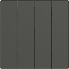 M7 Gem- Bộ công tắc bốn 1 chiều (Diamond Grey) Simon M7 661041G-4D