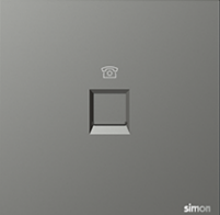 M7 AIR- Bộ ổ cắm điện thoại (Platinum Grey) Simon M7 665214-6Q