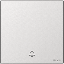 M7 Metal- Bộ công tắc chuông cửa (Frosted Sliver) Simon M7 666301M-2A