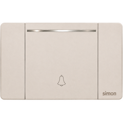 Simon K9 - Bộ công tắc chuông cửa (champagne) 591301-46
