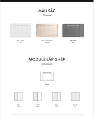 K9 - Bộ ổ cắm đơn 3 chấu đa năng L + ổ cắm đơn 2 chấu (grey) 594080-61