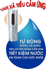 Van Xả Tiểu Nam Cảm Ứng Nổi Tường kawasan KW-8407