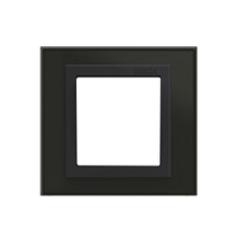 Viền đơn vuông mặt kính màu Đen 86x86 Simon V8 80611-63