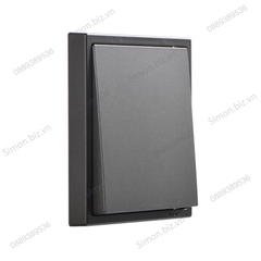 Module công tắc nhấn nhả, nút nhấn đơn màu Xám (Grey) Simon i7 701011F-61